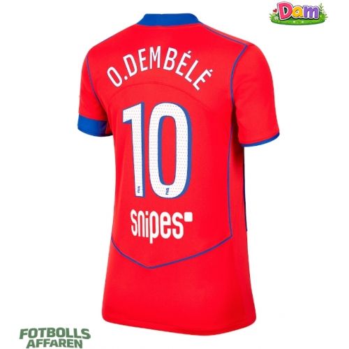 Paris Saint-Germain Ousmane Dembele #10 Tredje Tröja Kvinnor 2025-26 Kortärmad